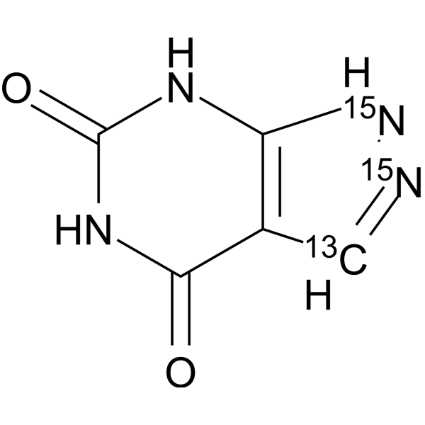 Oxypurinol-13C,15N2-1 1217036-71-9